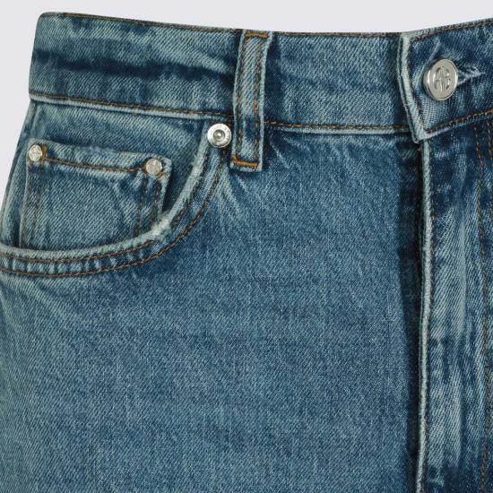  애니빙 데님 팬츠 아니네 빙 코튼 데님 진 블루 - ANINE BING