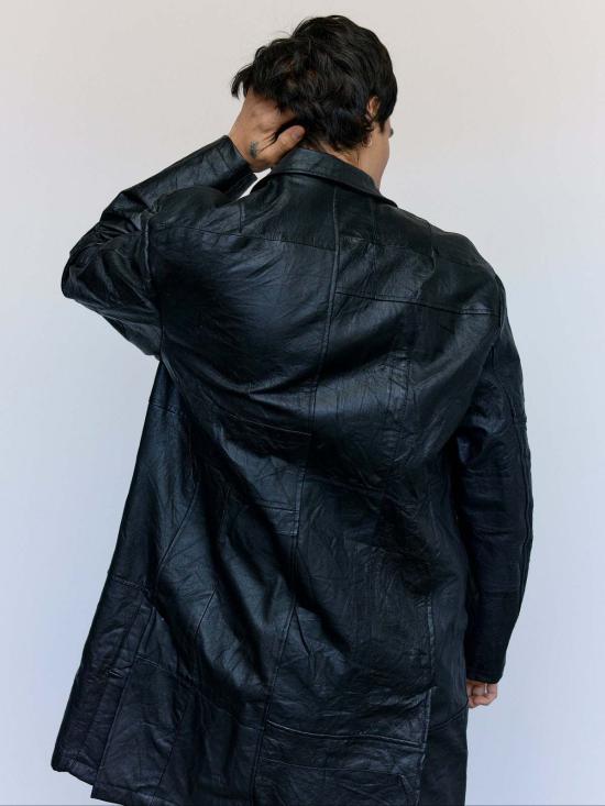  올드 파크 자켓 가죽 체스터필드 재킷 - OLD PARK