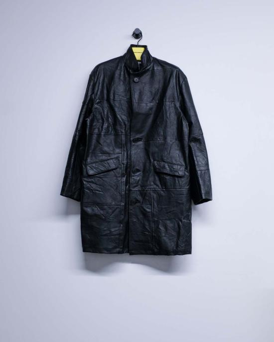  올드 파크 자켓 가죽 체스터필드 재킷 - OLD PARK