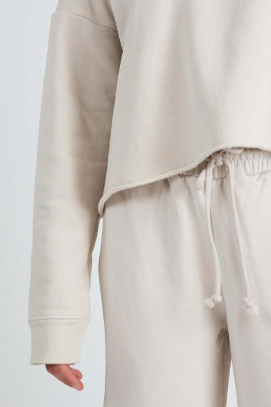  로렌 마누지안 스웨터 로렌 마누기안 플리스 크루넥 - LAUREN MANOOGIAN