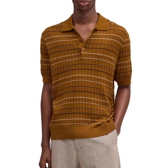  엔엔07 폴로 티셔츠 Nn.07 알피 니트 폴로 시나몬 - NN07