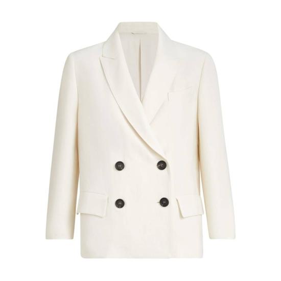  브루넬로 쿠치넬리 수트 자켓 재킷 블레이저 아이보리