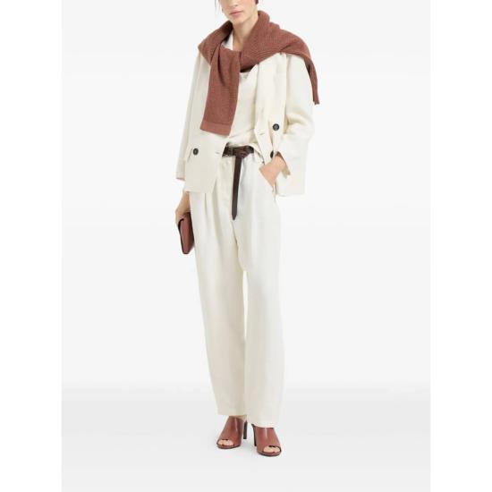  브루넬로 쿠치넬리 수트 자켓 재킷 블레이저 아이보리 - BRUNELLO CUCINELLI