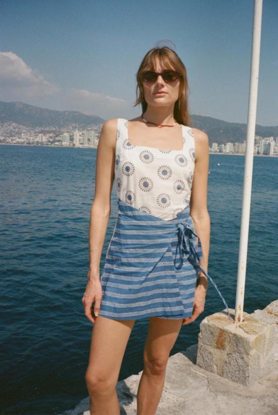  차오 루시아 숏 원피스 키모 선다이얼 드레스