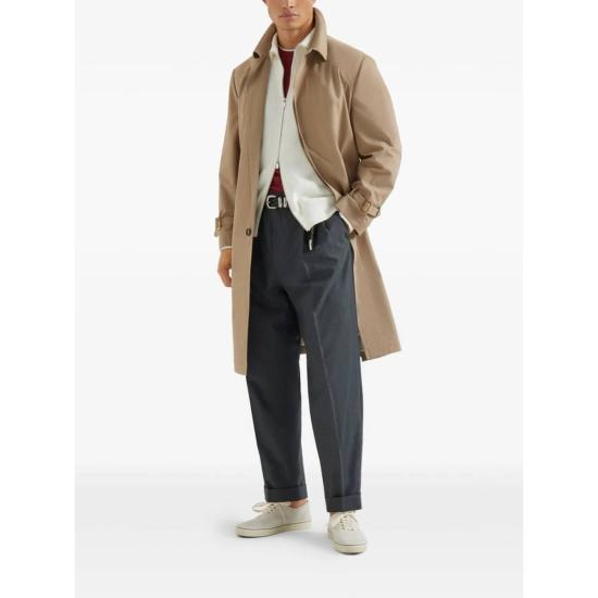  브루넬로 쿠치넬리 반팔 티셔츠 Brunello Cucinelli 티셔츠 레드 - BRUNELLO CUCINELLI