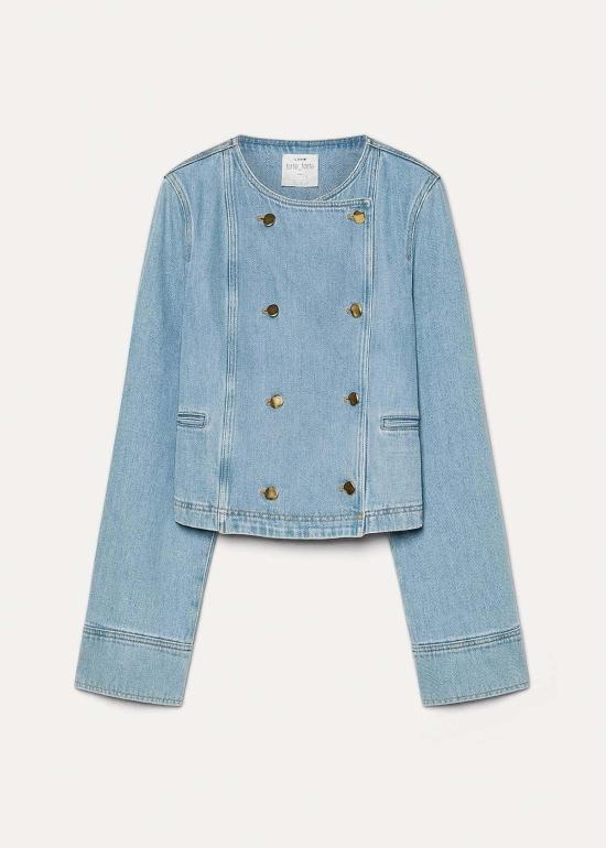  포르테포르테 데님 자켓 포르테 포르테 기병 재킷 아주르 - FORTE FORTE