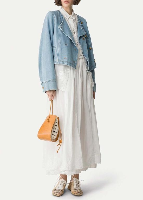  포르테포르테 데님 자켓 포르테 포르테 기병 재킷 아주르