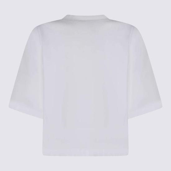  브루넬로 쿠치넬리 반팔 티셔츠 Brunello Cucinelli 코튼 티셔츠 - BRUNELLO CUCINELLI