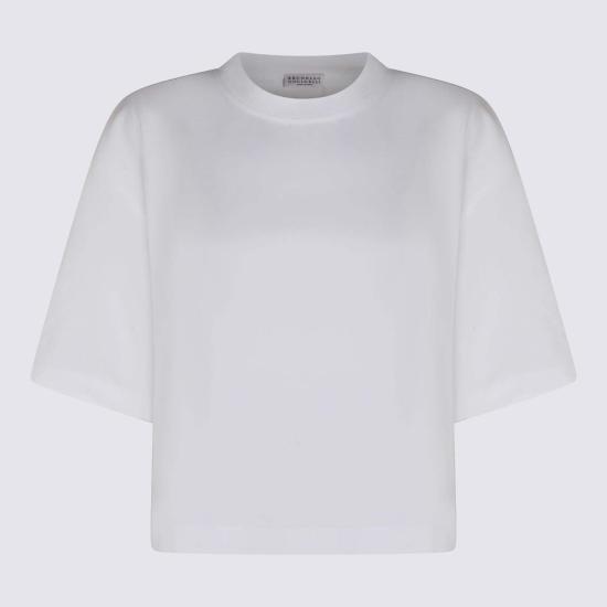  브루넬로 쿠치넬리 반팔 티셔츠 Brunello Cucinelli 코튼 티셔츠