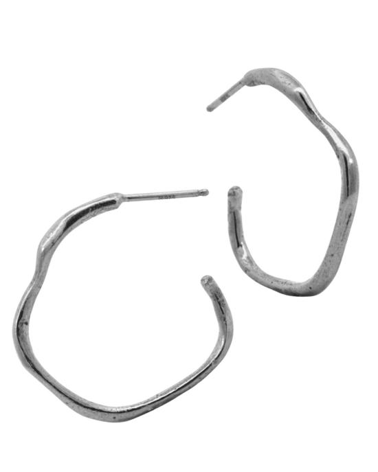  시리 한스도터 이어링 마드론 후프 귀걸이 (은)