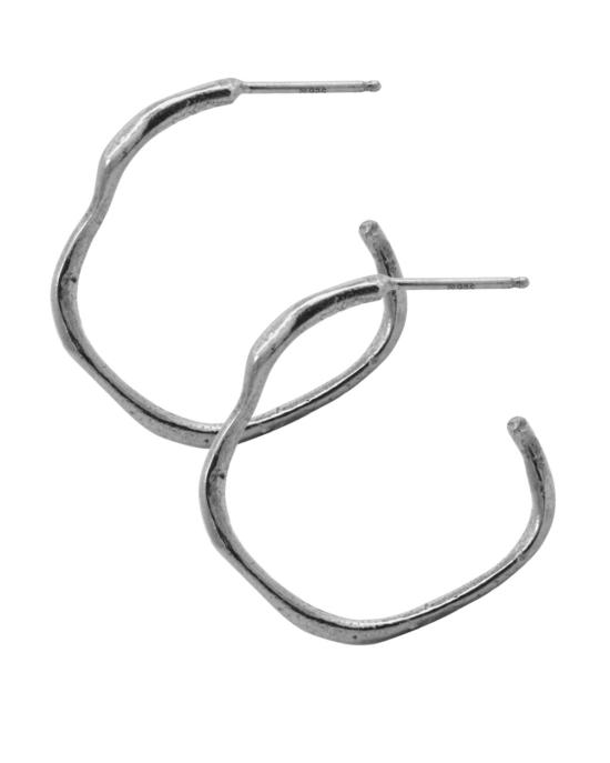  시리 한스도터 이어링 마드론 후프 귀걸이 (은) - SIRI HANSDOTTER