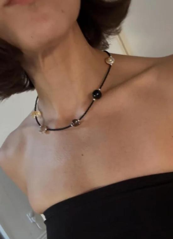  씨 앤 패턴 목걸이/팬던트 바다 + 패턴 하지 목걸이 - SEA & PATTERN