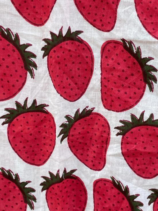  and for Good 블라우스 그리고 좋은 남자친구를 위한 셔츠 딸기 프린트 - OTHER BRANDS