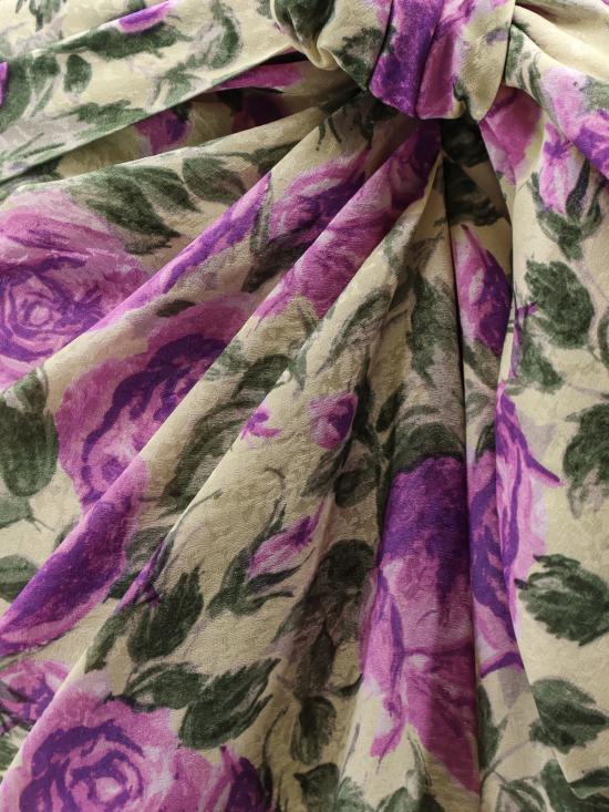  끌로에 미디 스커트 멀티컬러 프린트 실크 - CHLOE