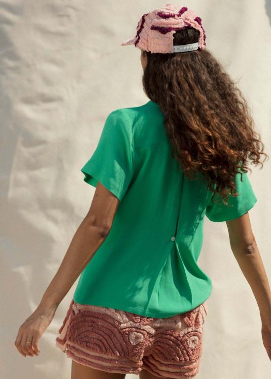  Carleen 셔츠 칼린 낸시 버튼 웨이스트 셔츠 - CARLEEN