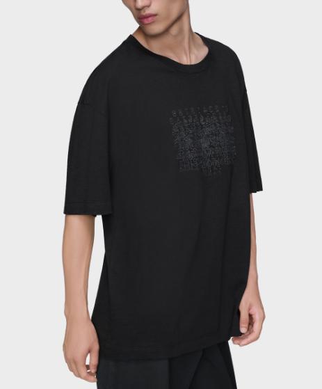 26SS 마르지엘라 반팔 티셔츠 S50GC0730M20164 861 WASHED BLACK - MAISON MARGIELA