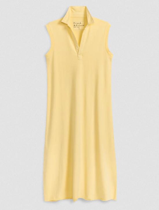  프랭크 앤 에일린 롱 원피스 프랭크 & 아일린 릴리 팝오버 헨리 드레스 레몬 - FRANK & EILEEN