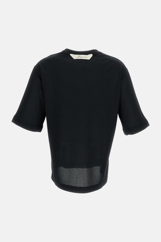  자크뮈스 반팔 티셔츠 르 벤타두 티셔츠 블랙 - JACQUEMUS