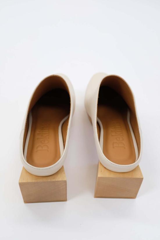  베클리나 뮬/슬리퍼 Beklina Matisse 플랫폼 뮬 오프 화이트 - BEKLINA