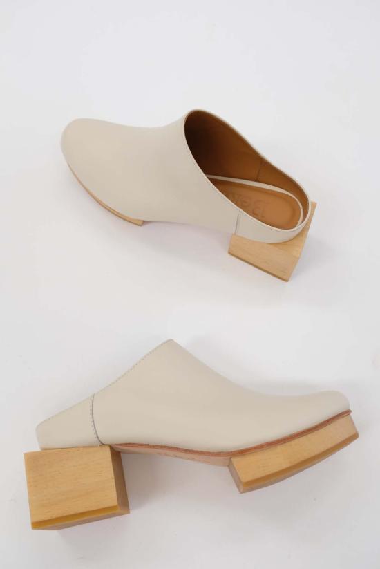  베클리나 뮬/슬리퍼 Beklina Matisse 플랫폼 뮬 오프 화이트 - BEKLINA