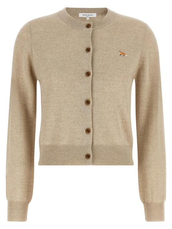  메종키츠네 가디건 메종 키츠네 베이비 폭스 카디건 베이지