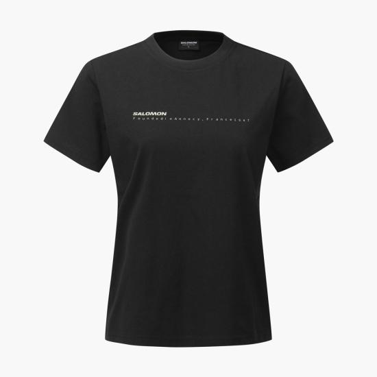 26SS 살로몬 반팔 티셔츠 S261002HTS25 BLK DOM