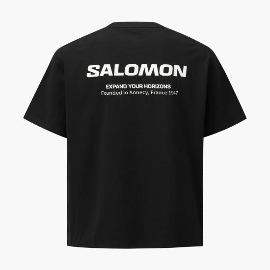 26SS 살로몬 반팔 티셔츠 S261002HTS21 BLK DOM - SALOMON