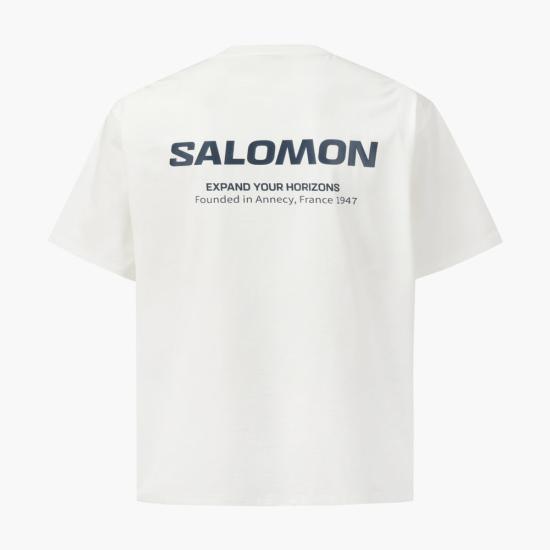 26SS 살로몬 반팔 티셔츠 S261002HTS21 WHT DOM - SALOMON