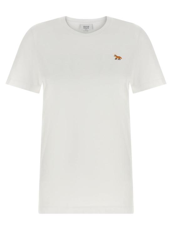  메종키츠네 반팔 티셔츠 메종 키츠네 베이비 폭스 티셔츠 화이트