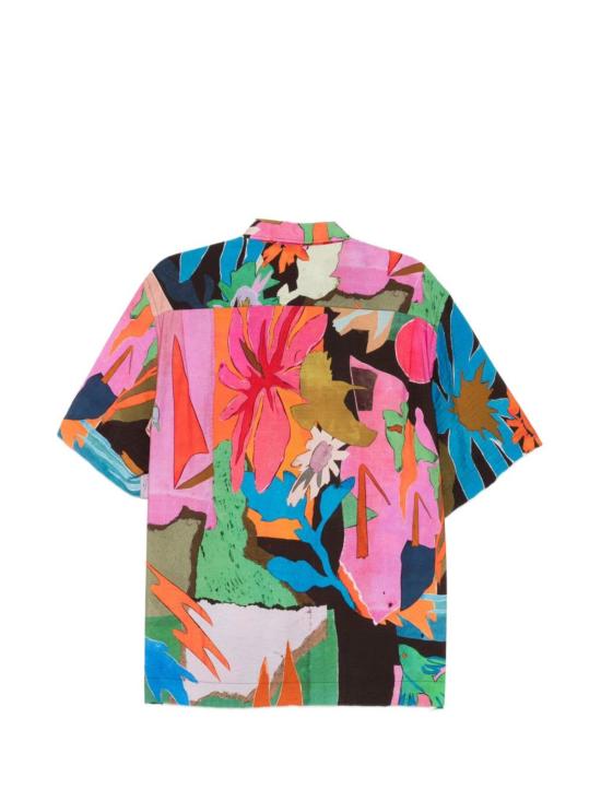  폴 스미스 반팔 셔츠 프린트 셔츠 멀티컬러 - PAUL SMITH