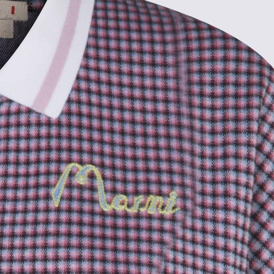  마르니 폴로 티셔츠 코튼 폴로 셔츠 쿼츠 - MARNI