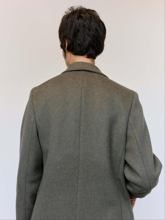  아워레가시 코트 우리의 유산 파괴적인 모스 킬로 멜튼 로브 오버코트 - OUR LEGACY