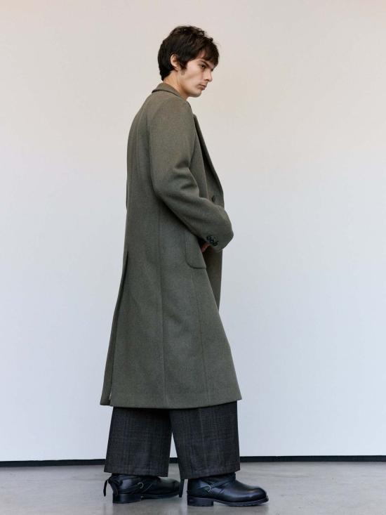  아워레가시 코트 우리의 유산 파괴적인 모스 킬로 멜튼 로브 오버코트 - OUR LEGACY