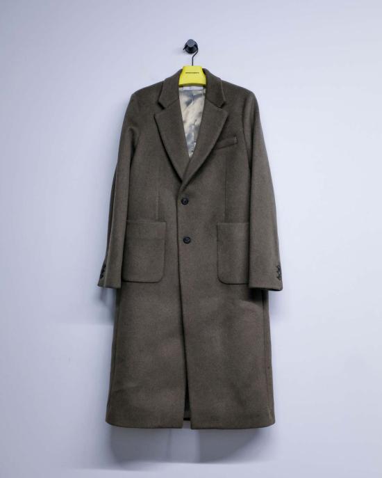  아워레가시 코트 우리의 유산 파괴적인 모스 킬로 멜튼 로브 오버코트 - OUR LEGACY