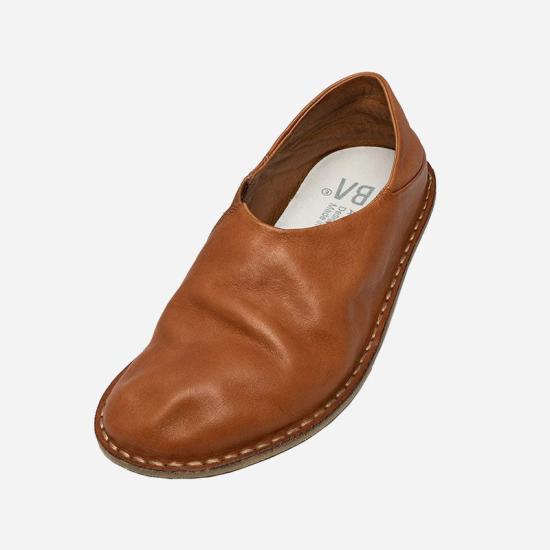 26SS VIBAE 로퍼 ZUMA LEATHER COGNAC BROWN DOM - VIBAE