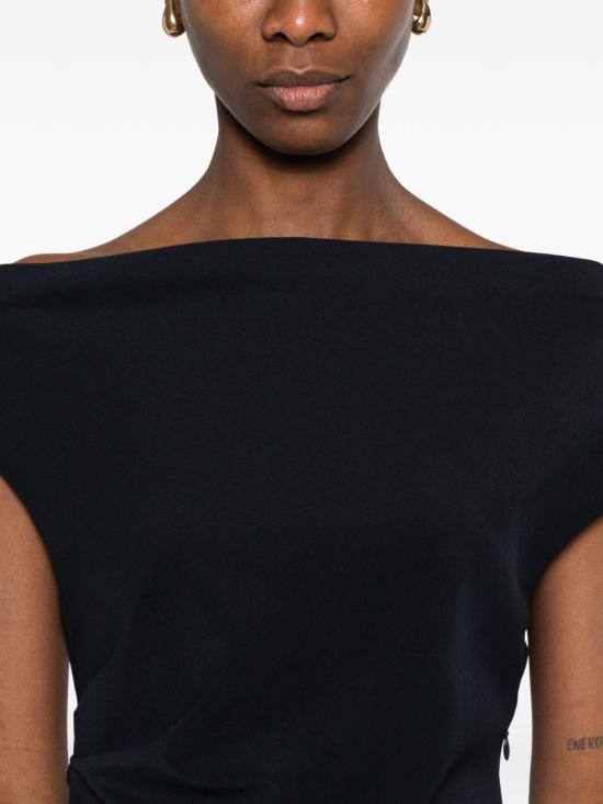 26SS 파로쉬 미디 원피스 D726148PINGU012 BLACK - PAROSH