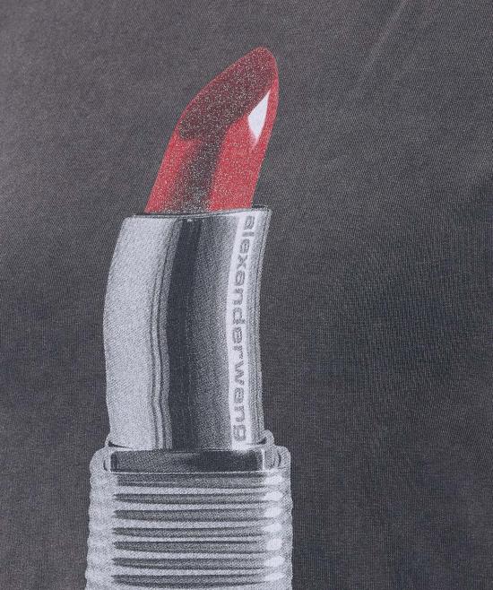 26SS 알렉산더 왕 반팔 티셔츠 1CC2261295 011 Grey - ALEXANDER WANG