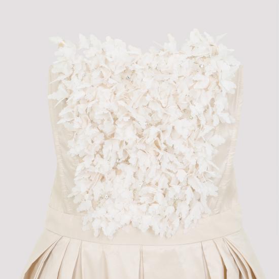 26SS 엘리자베타프랜치 숏 원피스 AB94262E2 045 CREMA - ELISABETTA FRANCHI