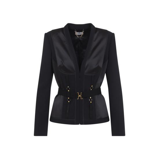 26SS 엘리자베타프랜치 자켓 GI23362E2 110 NERO - ELISABETTA FRANCHI