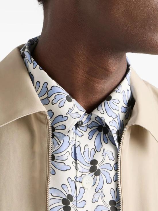 26SS 프라다 반팔 셔츠 UCS414SUMO 19GU F0EL0 AVORIO CELESTE - PRADA