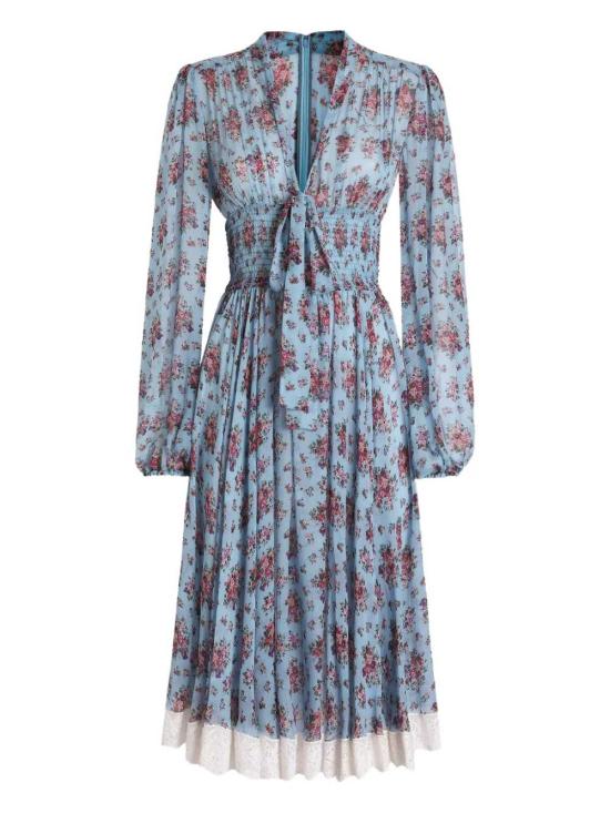 26SS 돌체앤가바나 미디 원피스 F611ZTIS10F HC5XK MAZZOLINI FIORI FCEL