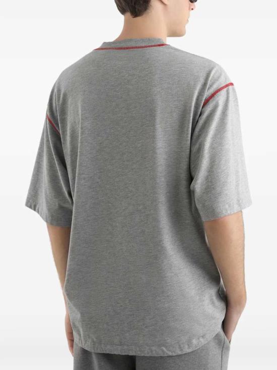 26SS 돌체앤가바나 반팔 티셔츠 G8TI8ZG7PONS8291 MELANGE GRIGI - DOLCE & GABBANA