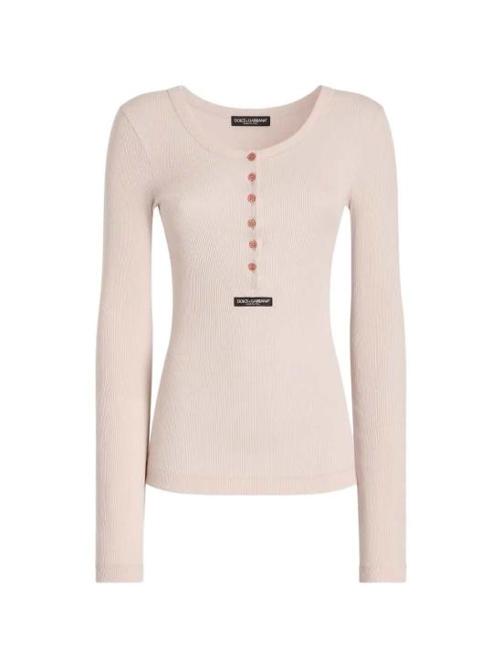 26SS 돌체앤가바나 긴팔 티셔츠 F8W44TFU7AV F0586 ROSA CARNE