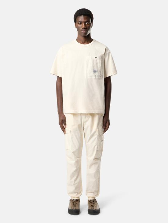 26SS 스톤 아일랜드 탑 L1S152100004 S0115 V0093 IVORY - STONE ISLAND