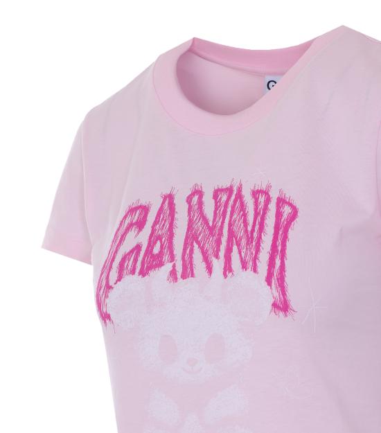 26SS 가니 반팔 티셔츠 A1050186 868 Pink - GANNI