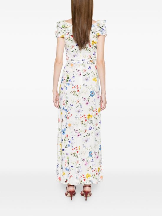 26SS 앨리스 앤 올리비아 롱 원피스 CC603P22554 W125 White - ALICE & OLIVIA