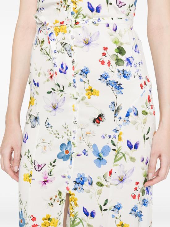 26SS 앨리스 앤 올리비아 롱 원피스 CC603P22554 W125 White - ALICE & OLIVIA