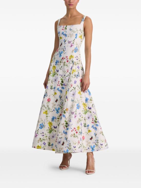 26SS 앨리스 앤 올리비아 롱 원피스 CC603P60514 W125 White - ALICE & OLIVIA