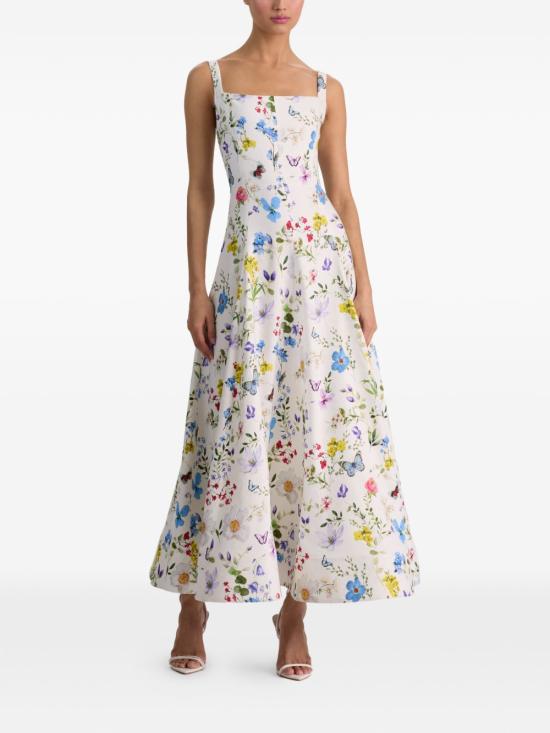 26SS 앨리스 앤 올리비아 롱 원피스 CC603P60514 W125 White - ALICE & OLIVIA