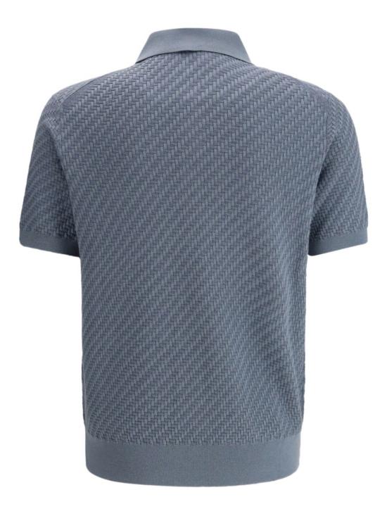 26SS 브리오니 폴로 티셔츠 UMR20O PAK224500 Clear Blue - BRIONI